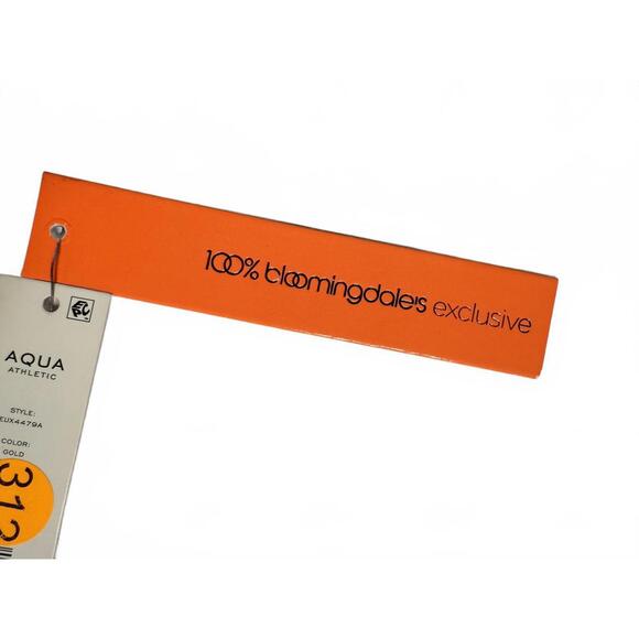 Aqua Women's Colorblock Racerback Sports Bra - S - Picture 6 of 8